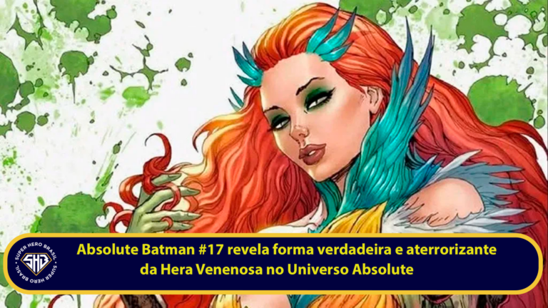 Forma verdadeira da Poison Ivy revelada em Absolute Batman #17 mostrando sua transformação em uma criatura vegetal monstruosa