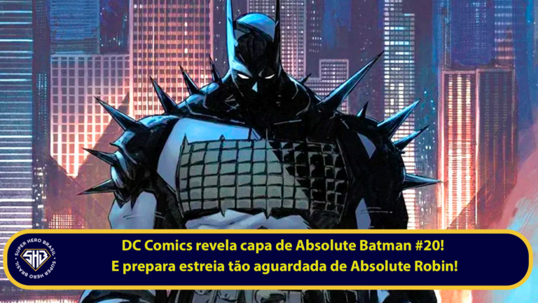 Capa de Absolute Batman #20 revelando a estreia de Absolute Robin no Universo Absolute da DC Comics