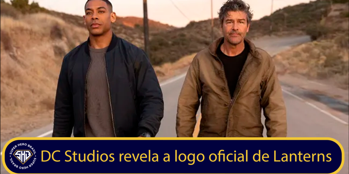 Logo oficial da série Lanterns revelada pela DC Studios para HBO