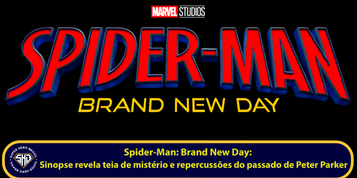 Sinopse oficial de Spider-Man: Brand New Day mostrando Spider-Man enfrentando mistérios e repercussões do passado