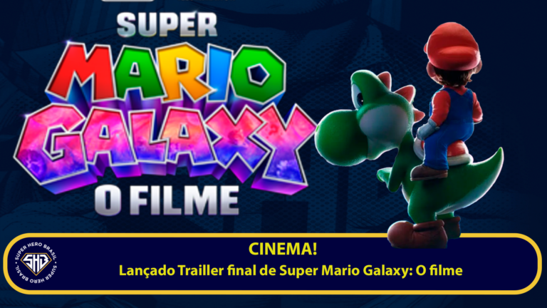 Mario explorando galáxias no trailer de Super Mario Galaxy: O Filme