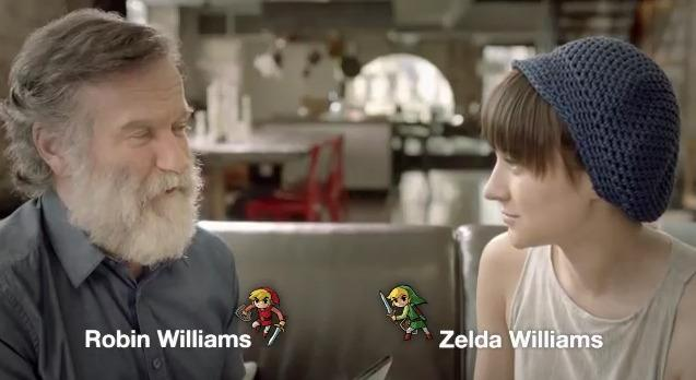 Imagem 2 da matéria: 15 anos depois, comercial de Zelda com Robin Williams ganha uma história ainda mais emocionante