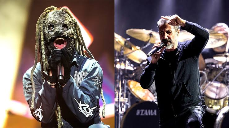 Imagem 2 da matéria: Slipknot e System of a Down se encontram: vocalistas se unem ao Falling In Reverse em superprodução