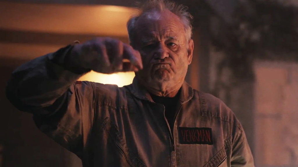 Imagem principal da matéria: Bill Murray volta como Peter Venkman em comercial dos Caça-Fantasmas e enfrenta Geleia
